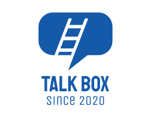 Chat Box - Communication Chat Ladder logo design
