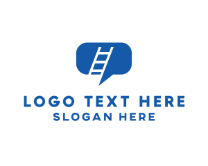Speech - Communication Chat Ladder logo design