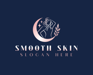 Waxing - Woman Waxing Wellness logo design