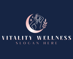 Woman Waxing Wellness logo design