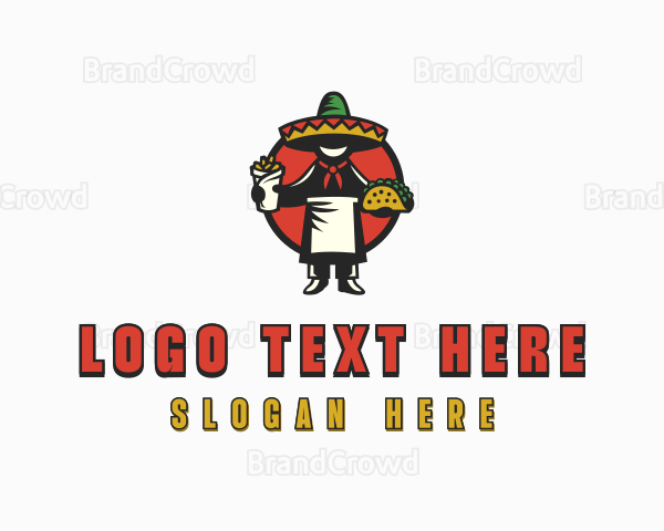 Taco Burrito Restaurant Logo