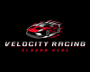 Car Racing Garage logo design