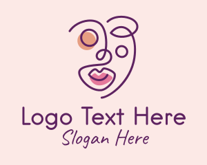 Scribble - Human Face Scribble logo design