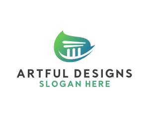  Business Building Pillar logo design