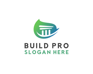  Business Building Pillar logo design