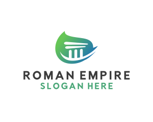 Roman - Business Building Pillar logo design