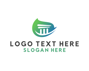 Roman - Business Building Pillar logo design