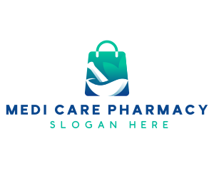 Medical Pharmacy Shopping logo design