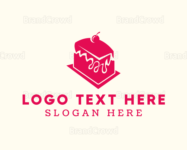 Red Cherry Cake Logo