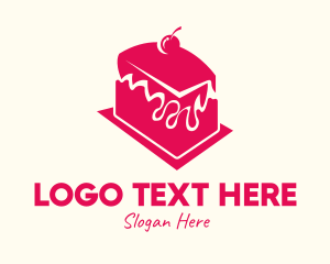 Sweets - Red Cherry Cake logo design