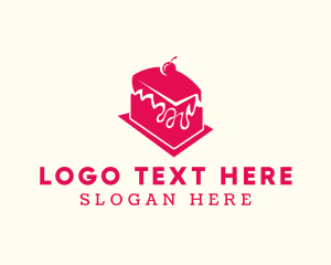 Sweets - Red Cherry Cake logo design