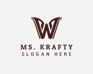 Varsity College Letter W Logo