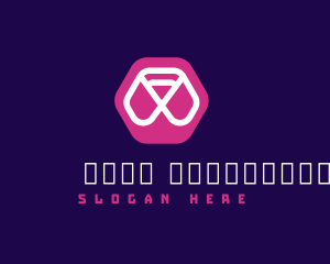 Abstract Hexagon Brand logo design