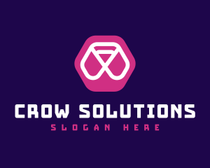 Abstract Hexagon Brand logo design