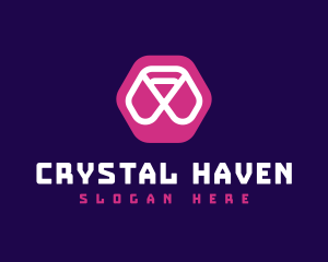 Abstract Hexagon Brand logo design