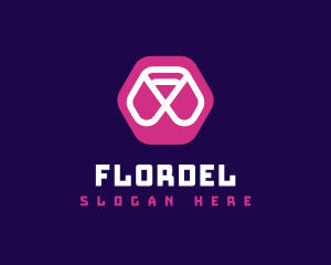 Abstract Hexagon Brand logo design