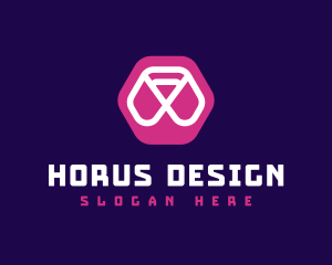 Abstract Hexagon Brand logo design