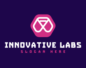 Abstract Hexagon Brand logo design