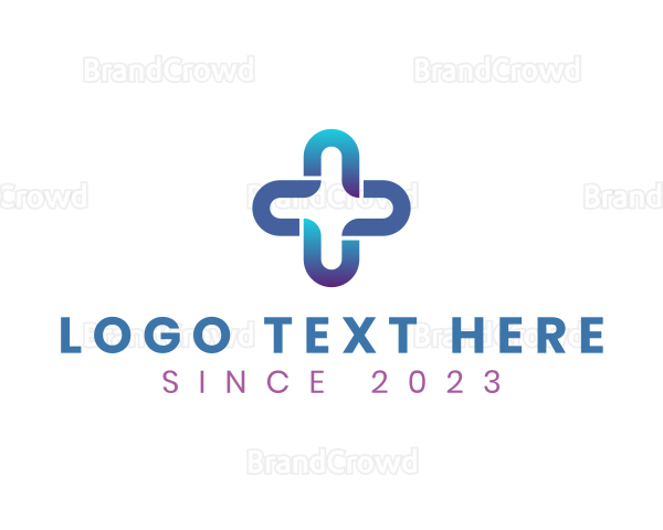 Abstract Business Cross Logo