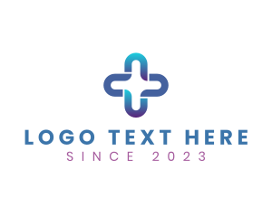 Health - Abstract Business Cross logo design