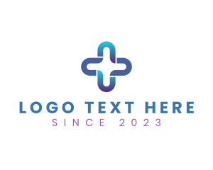 Hospital - Abstract Business Cross logo design