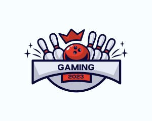 Crown Sports Bowling Tournament Logo