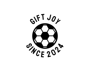 Simple Football Soccer Ball logo design