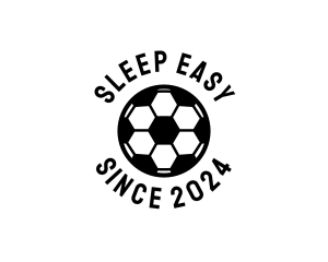 Simple Football Soccer Ball logo design