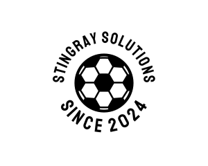 Simple Football Soccer Ball logo design