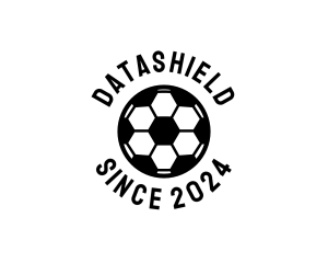 Orange Shield - Football Soccer Ball logo design