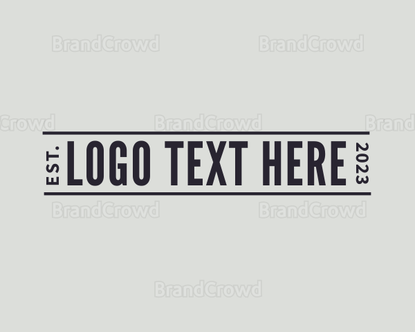 Modern Minimalist Brand Logo