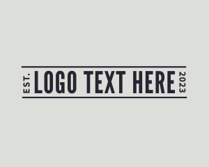 Minimalist Company Wordmark Logo