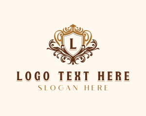 Wedding - Elegant Royal Shield logo design