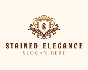 Elegant Royal Shield logo design