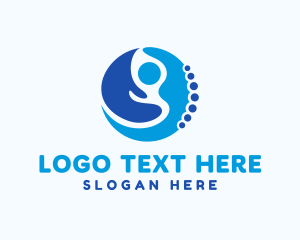 Human Body - Chiropractic Body & Spine logo design