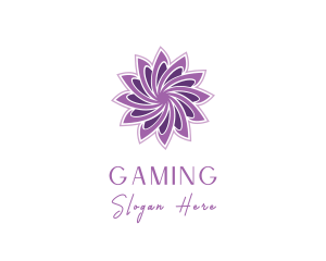 Ornament - Wellness Purple Flower logo design