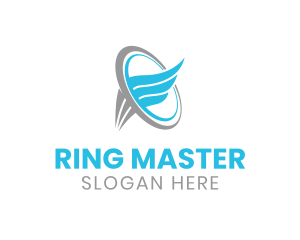 Ring - Wing Ring Orbit logo design