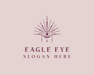 Boho Eye Celestial logo design