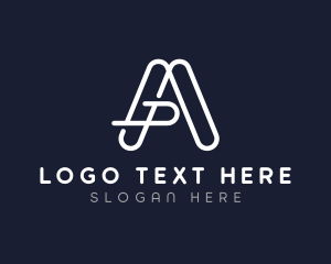 Initial - Minimalist Letter A Company logo design