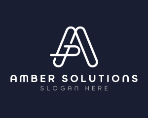 Minimalist Letter A Company logo design