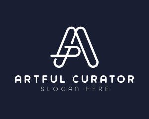 Minimalist Letter A Company logo design