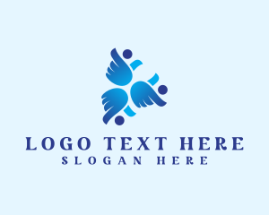 Social - Hand Gesture Community logo design