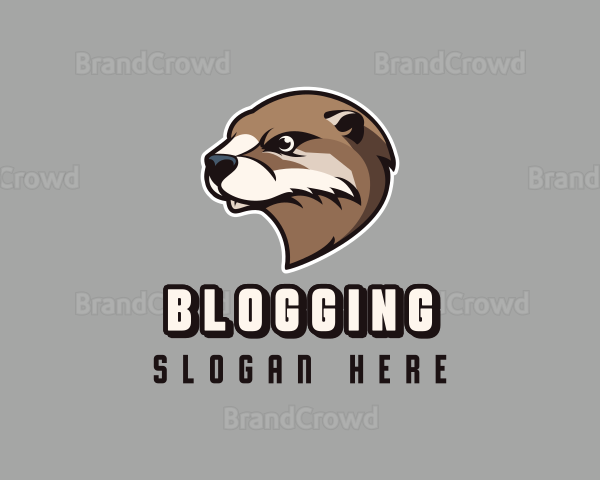 Otter Gaming Animal Logo