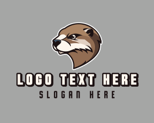 Gaming - Otter Gaming Animal logo design