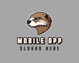 Beaver - Otter Gaming Animal logo design