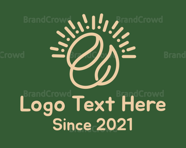 Coffee Bean Leaf Logo