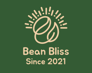 Coffee Bean Leaf logo design