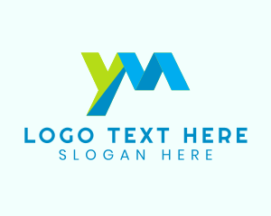 Text - Corporate YM Letter logo design