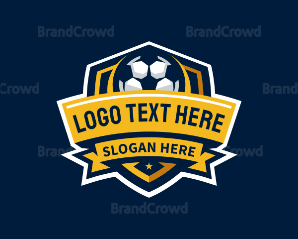 Soccer Ball Sports Tournament Logo