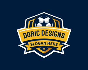 Soccer Ball Sports Tournament Logo